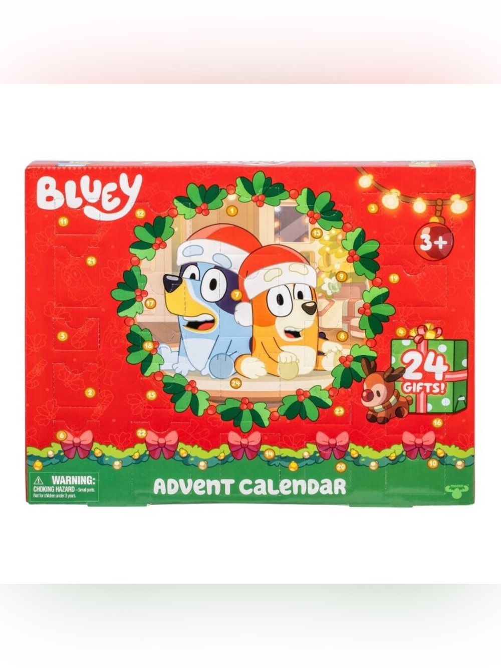 Bluey Festive Holiday Countdown Christmas Advent Calendar 24 Gifts